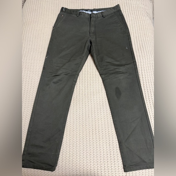 Men's Olive Pants - Picture 3 of 7
